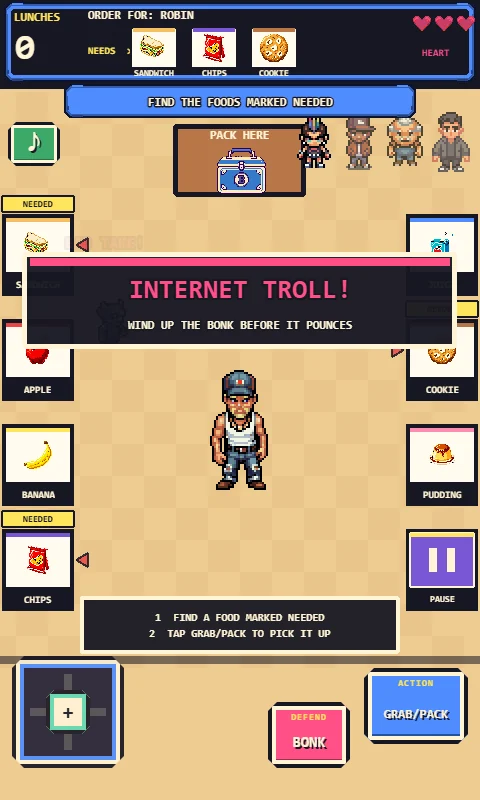 Internet troll warning during a shift