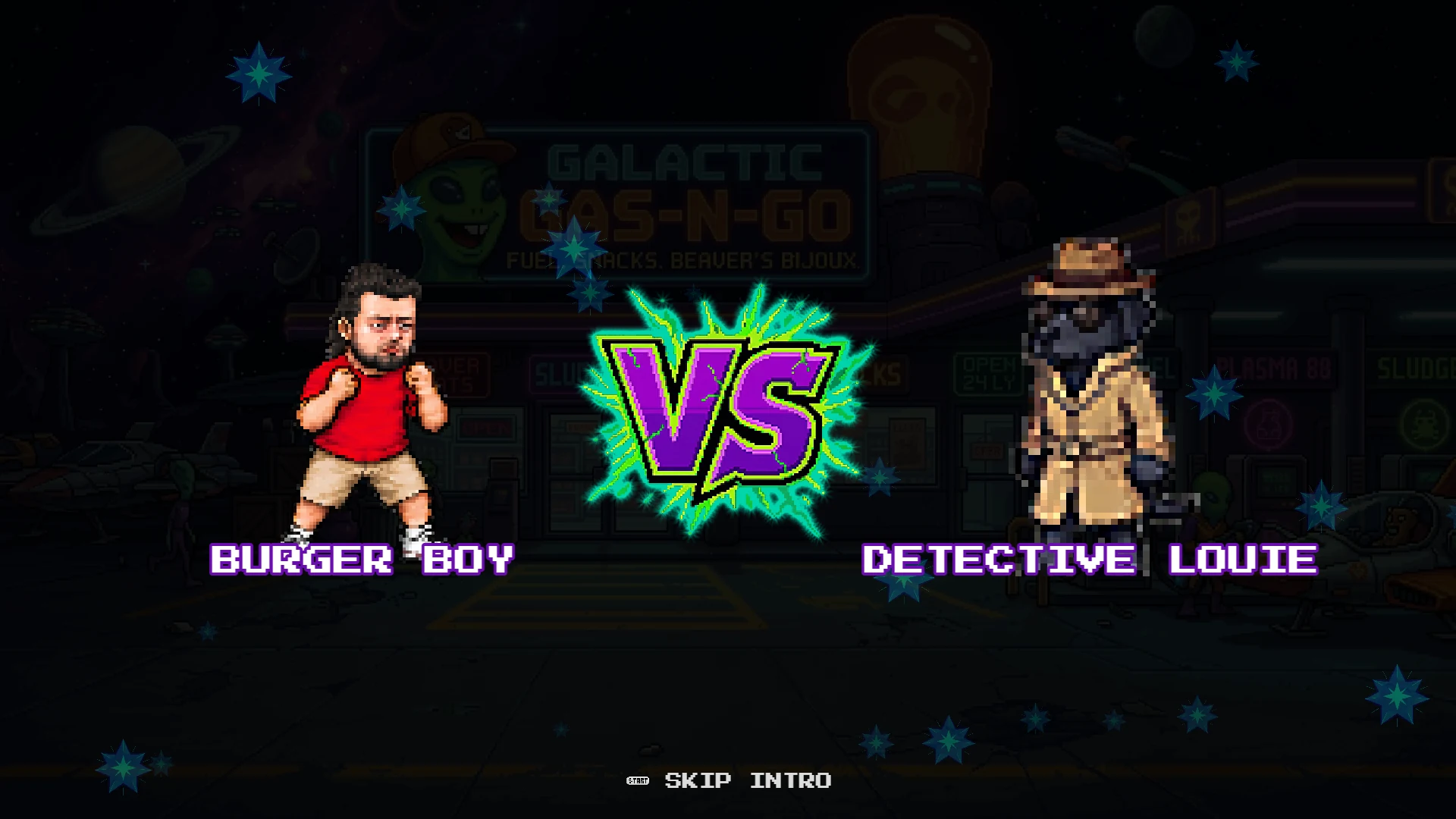 Burger Boy versus Detective Louie match introduction