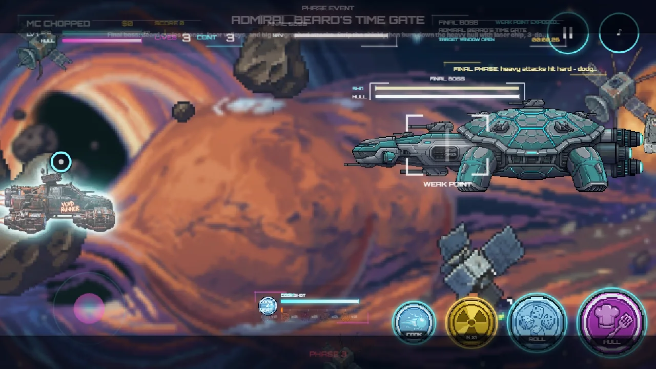 Admiral Beard's Time Gate final boss encounter