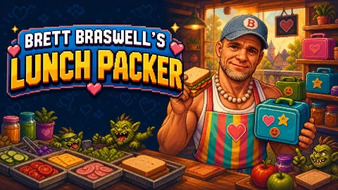 Brett Braswell in the Lunch Packer café
